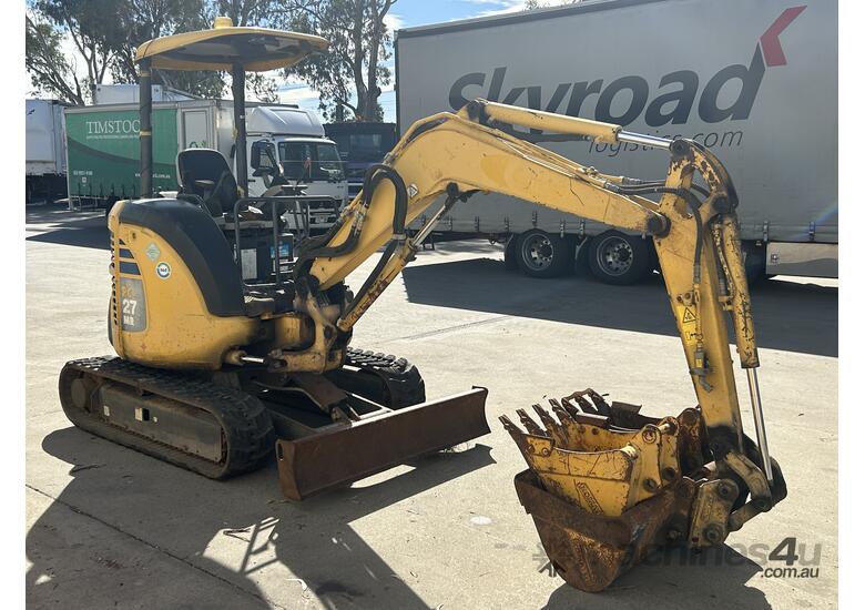 caption 2011 Komatsu PC27MR Rubber Tracked Excavator