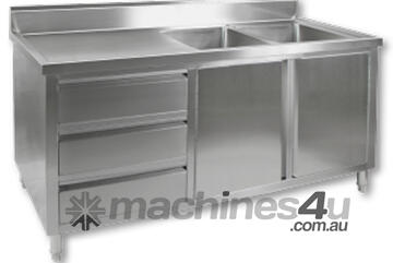 Dsc 1800R H Kitchen Tidy Cabinet With Double Right Sinks