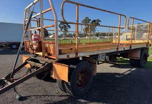Trailer Dog Trailer 2 axle 2008 6m tray Twist lock 1TJW423 SN1758