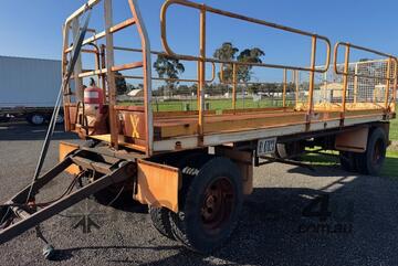 Trailer Dog Trailer 2 axle 2008 6m tray Twist lock 1TJW423 SN1758 Trailer Dog Trailer 2 axle 2008 6m tray Twist lock 1TJW423 SN1758