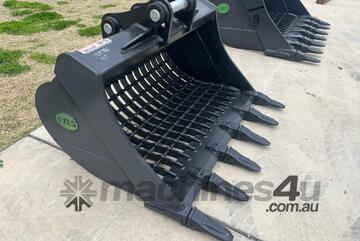 Sieve / Riddle Bucket With Teeth to Suit 10-17T Excavator