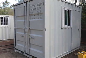 New 10.2ft Shipping Container with side Door & Window