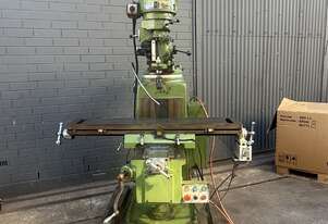 Quill head Turret Milling Machine with power feeds Bridgeport Style Model 3H