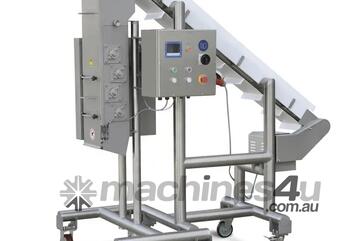 Meat shredding machine DSJ400-II Cooked Meat Shredder Stainless Steel with infeed conveyor