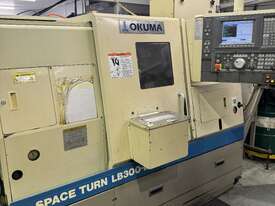 Okuma LB300-M w/ Bar Feeder - picture1' - Click to enlarge