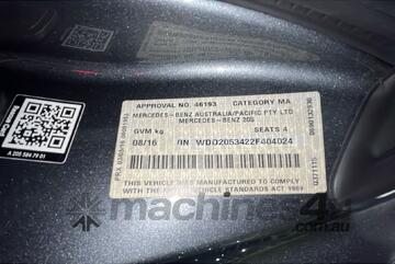 2016 Mercedes-Benz C-Class C200 Petrol