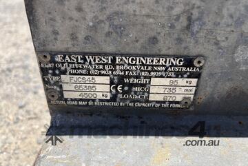 East West Engineering Forklift Jib