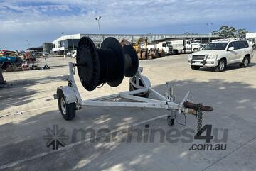 2008 Homemade Single Axle Cable Reel Trailer