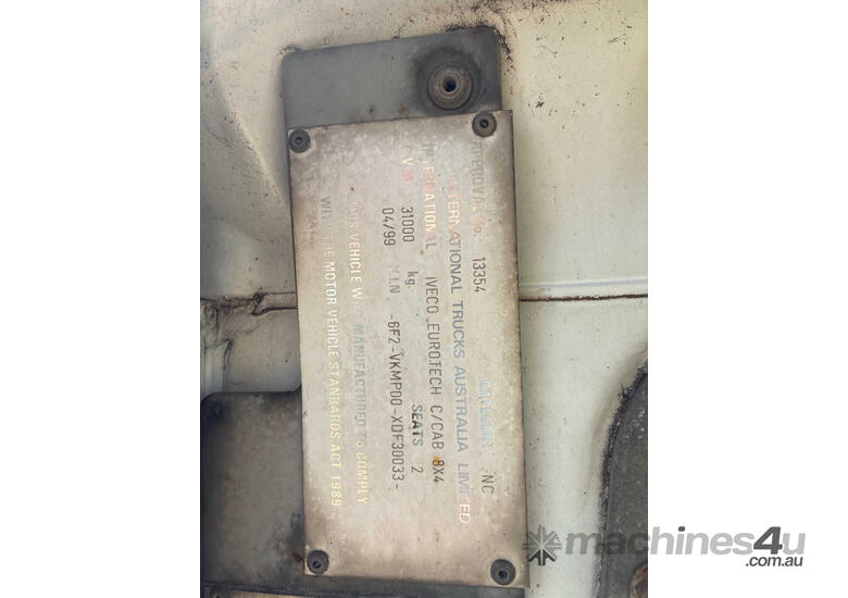 1999 Iveco Eurocargo 4500 Tilt Tray