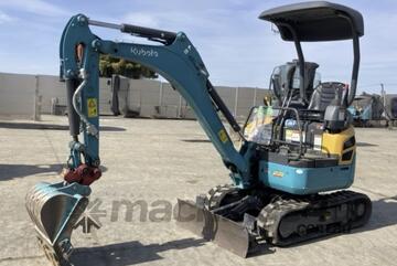 Kubota U17-3A, 2020, 256 hr, excellent condition