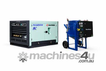 RapidBlast SD140 Hi-Flow with Airman PDS265 Compressor Package