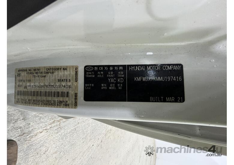 2021 Hyundai iLoad Van (Diesel) (Auto)