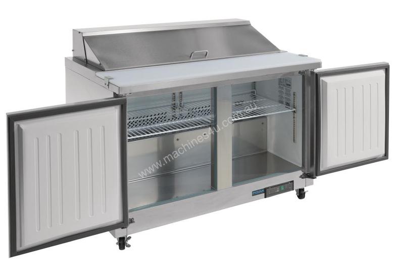 caption Polar GD882-A - Megatop Preparation/Salad Counter 405Ltr