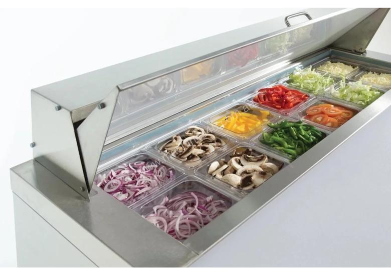 caption Polar GD882-A - Megatop Preparation/Salad Counter 405Ltr