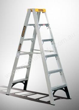 DOUBLE SM00401 SIDED STEP LADDER 150KG INDUSTRIAL