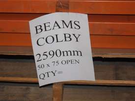 Colby Beams 2590mm 50 x 75mm Pallet Rack - picture0' - Click to enlarge