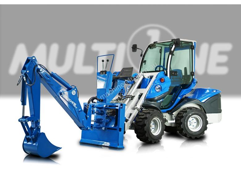 caption MultiOne mini loader backhoe 215