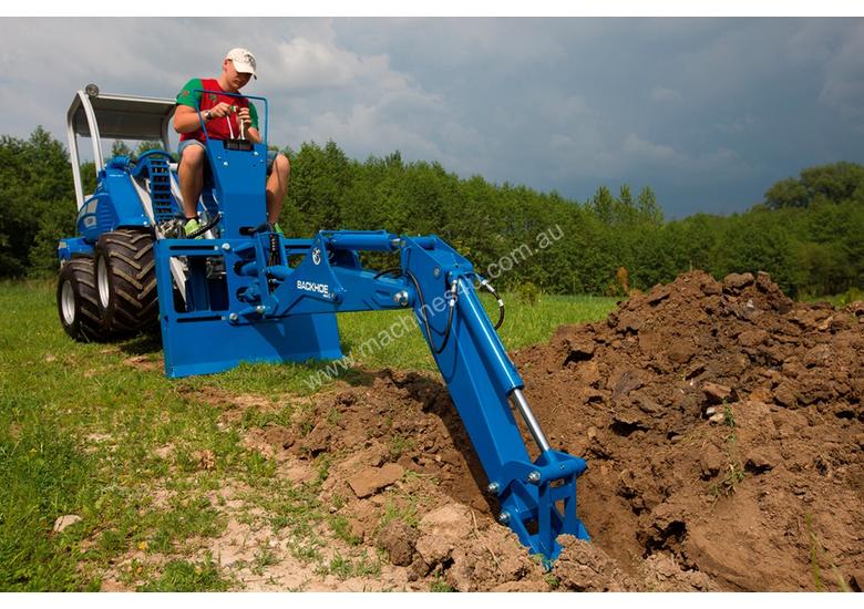 caption MultiOne mini loader backhoe 215