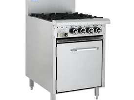 Luus Essentials Series 600 Wide Oven Ranges 4 burners & oven - picture0' - Click to enlarge