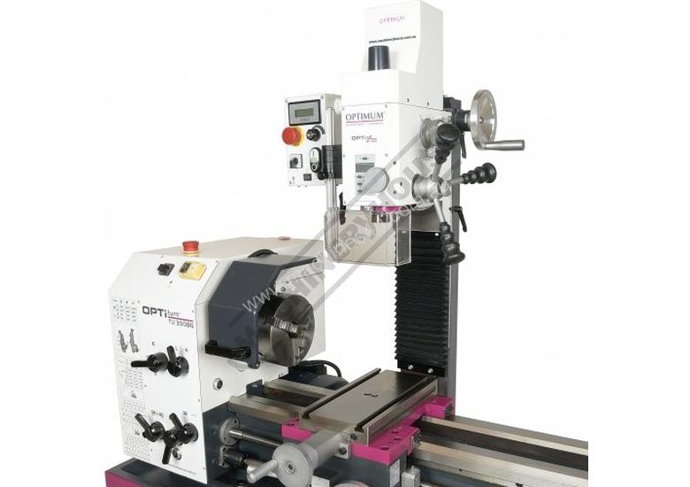 New optimum TU3008G20M OptiTurn Lathe Mill Drill Combination Package