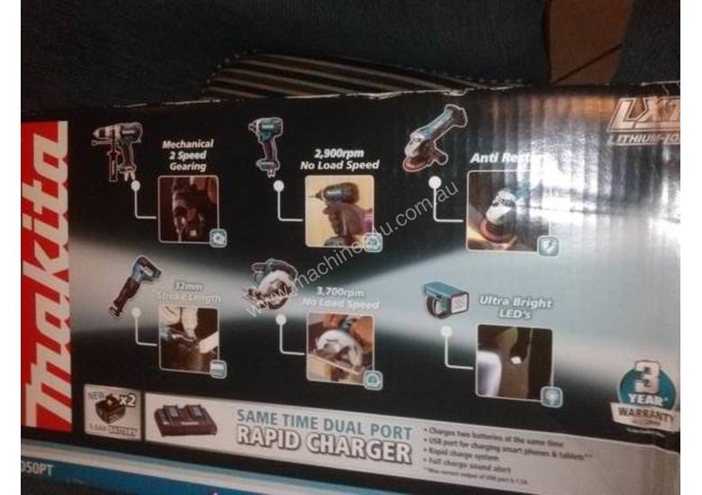 caption Makita 18v six piece combo set