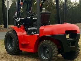 Heli Rough Terrain Forklift - 3.5 Tonne Quality Izusu Diesel - picture0' - Click to enlarge