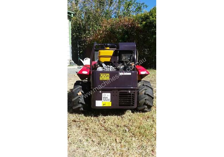 caption All terrain brush cutter