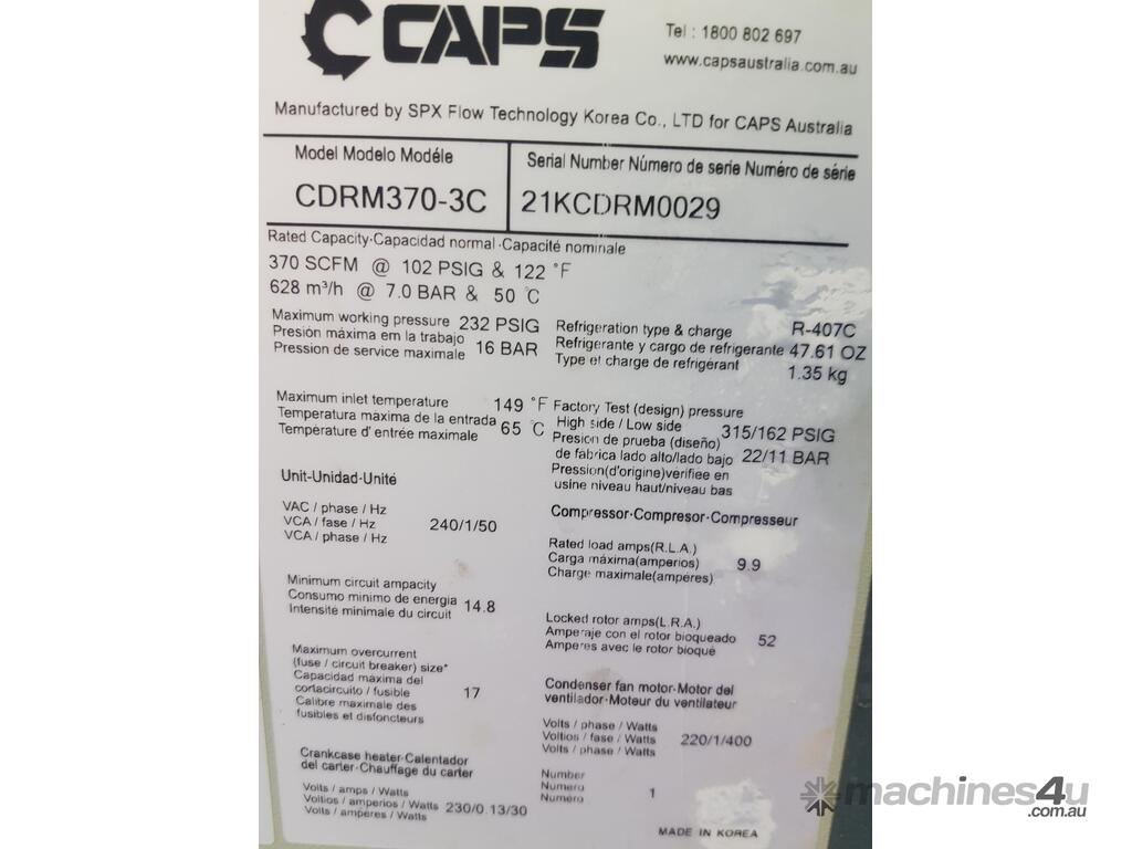 Used Atlas Copco OIL WATER SEPARATORS AIR COMPRESSOR ALUMINIUM PIPE 10