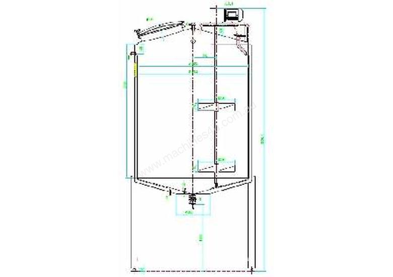 caption 4,000Ltr Jacketed Mixing Tank