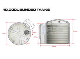 Bunded Diesel Fuel Tank 10,000L Fully Certified for Australia PRO MODEL TFBUND - picture2' - Click to enlarge