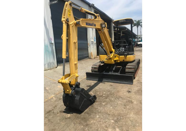 caption USED 2011 KOMATSU PC40MR MINI EXCAVATOR