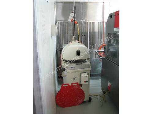caption Semi-Automatic Dough Bun Divider Rounder - ABS