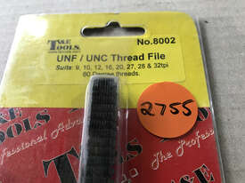 T & E Tools UNF / UNC Thread File No. 8002 - picture2' - Click to enlarge