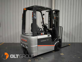 Nissan 3 Wheel Battery Electric Forklift 1.8 Tonne Current Model Container Mast 4750mm Lift - picture1' - Click to enlarge