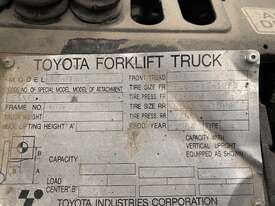 Toyota Forklift 42-7FG25 - picture1' - Click to enlarge