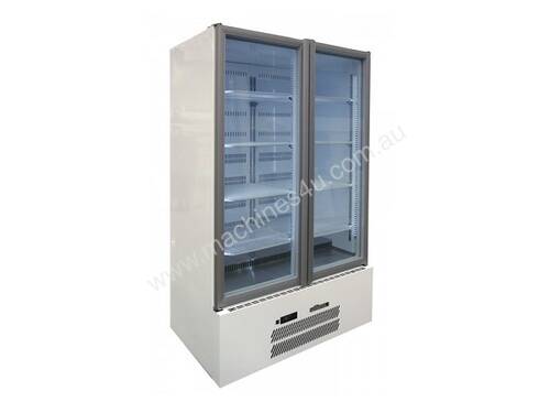 Williams HQS2GDCB Quartz Star Glass 2 Door Refrigerator