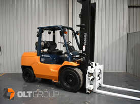 Toyota 7FG50A 5 Tonne Forklift with Wide Fork Positioner Attachment LPG 3624 Hours Only - picture2' - Click to enlarge