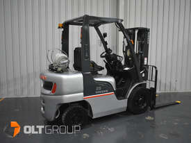 Nissan 2.5 Tonne Forklift LPG 4.3m Lift Height Container Mast Solid Tyres 8423 Hours - picture1' - Click to enlarge