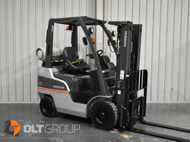 Nissan 1.8 Tonne Forklift LPG EFI 4.3m Container Mast Sideshift Solid Tyres - picture2' - Click to enlarge