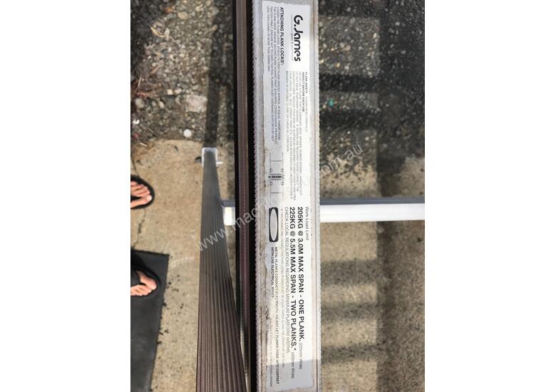 Used 2014 Quick Ally/G James Aluminum trestles and planks Scaffold