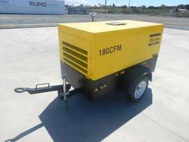 las Copco LUY050-7 180CFM Single Axle Compressor - picture0' - Click to enlarge