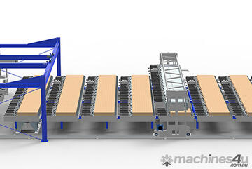 MPB Engineering Automatic Laminating Line Automated Press for Glued and Stacked Timber!