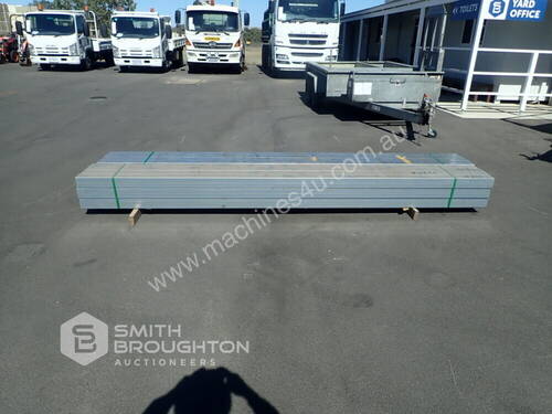 24 X LENGTHS 3700MM SQUARE BOX SECTION (UNUSED)