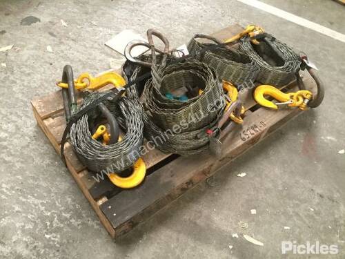 Pallet Of 5 Basket Mesh Rigging Slings