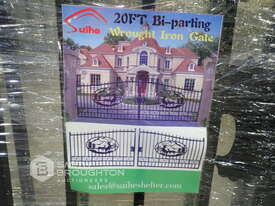 SUIHE 20FT BI-PARTING WROUGHT IRON GATES (UNUSED) - picture0' - Click to enlarge