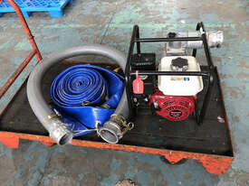Honda Petrol Driven 3 Inch Trash Water Pump GX160 with Hose, MH030T - Used Item - picture1' - Click to enlarge