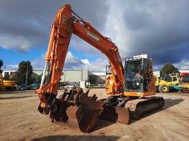Doosan DX140LCR 14t excavator with tilt hitch, blade, buckets, ripper and 3572 hours - picture0' - Click to enlarge