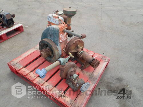 VINTAGE DIESEL ENGINE & 2 X WATER PUMPS