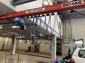 DEMAG KBK RAIL CRANE SYSTEM - Multiple Lengths Available - picture1' - Click to enlarge