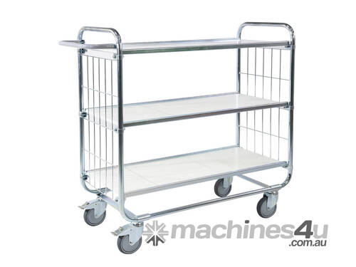 3 Tier Trolley (With Adjustable Shelves) 1195x470x1120mm